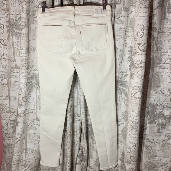 LEVI’S ❤️ White ❤️ Skinny ❤️ Jeans ❤️ Size 27 ❤️ ❤️ ❤️ - Picture 5 of 7